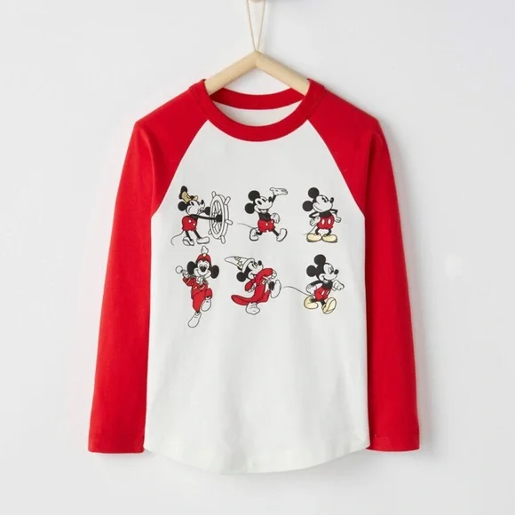 Hanna Andersson Disney Mickey Mouse Baseball Tee - Picture 2 of 2